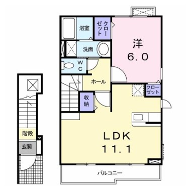 ボア・ソルテ D 202の間取り図
