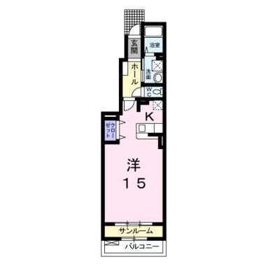 メゾン・コモド C 102の間取り図