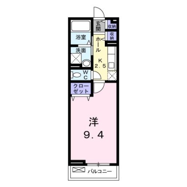 ツインコートA 202の間取り図