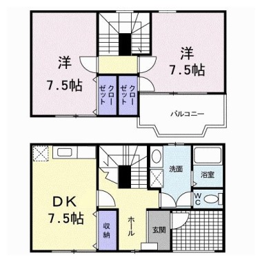 フィールドビーチ1 101の間取り図