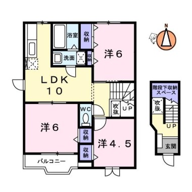 ペルリエール A 201の間取り図