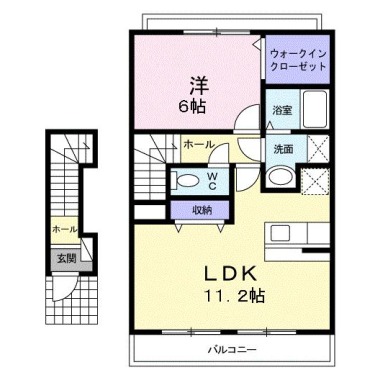 アルカディアC 203の間取り図