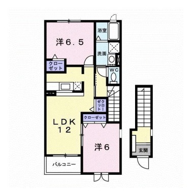 アルテミス 203の間取り図