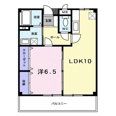 メゾンアネシス 103の間取り図