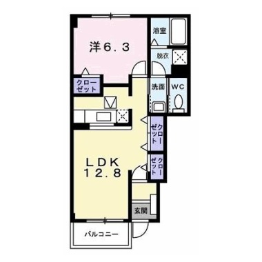 メゾン ドゥ ボヌールA 103の間取り図