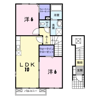 セント・フローラ C 205の間取り図