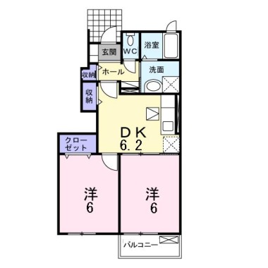ボア・ソルテ A 103の間取り図