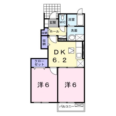 レジデンス サザン B 103の間取り図