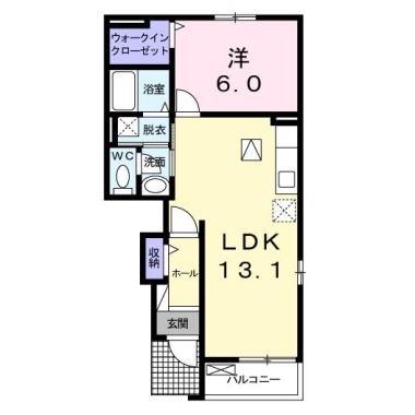Belle Maison 州津 103の間取り図