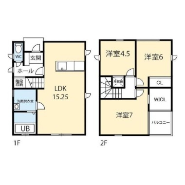 フィットセル鈴の宮 Aの間取り図