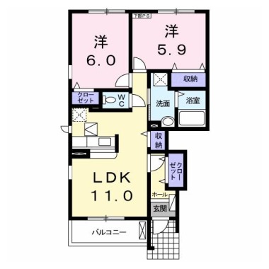 セレブリティ B 101の間取り図