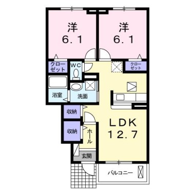 エセレンテ 102の間取り図