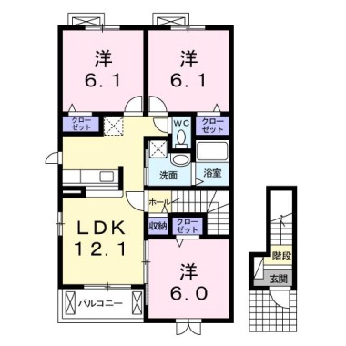 エセレンテ 201の間取り図