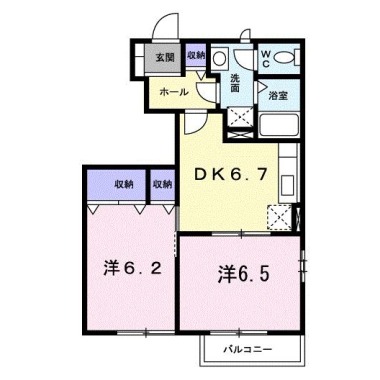ラ フォレ ドゥ・シュッド 101の間取り図