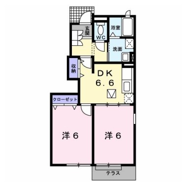 マスターズC 101の間取り図