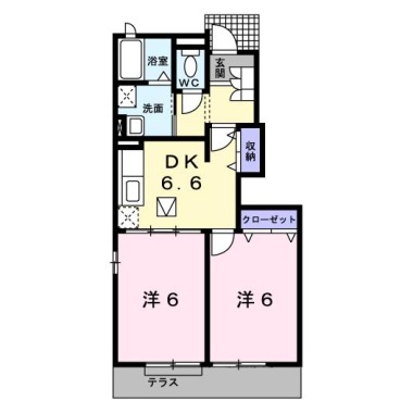 マスターズC 103の間取り図