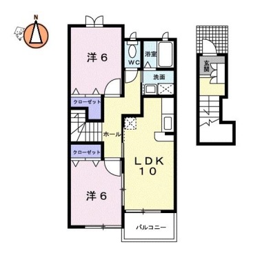 マスターズC 202の間取り図