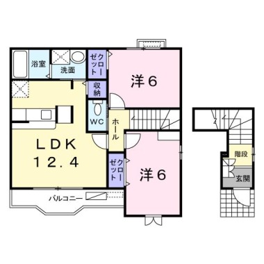 アルカンシエル 205の間取り図