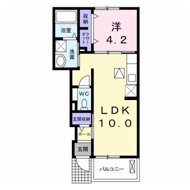 グランセノーテ C 105の間取り図