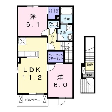 グランセノーテ D 201の間取り図
