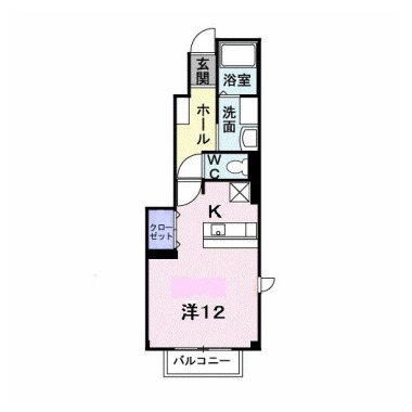 サニー・ヴィラ ケイ 101の間取り図