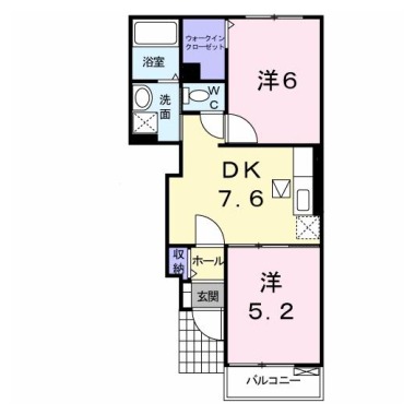 アヴニール 105の間取り図