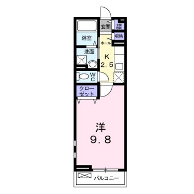 フィオーレI 202の間取り図