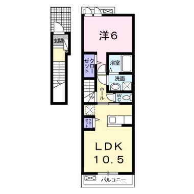 エグレット 205の間取り図