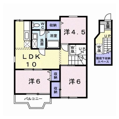 アウローラ V 203の間取り図