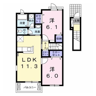 マーヴェラスB 203の間取り図