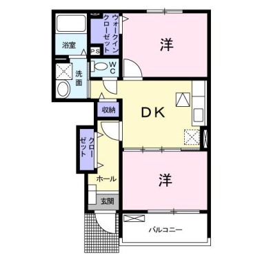 グリーン ヴィラ 103の間取り図