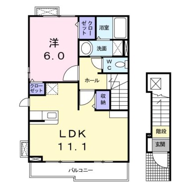 グロリア 201の間取り図