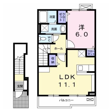 グロリア 202の間取り図