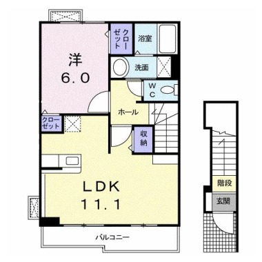 グロリア 203の間取り図