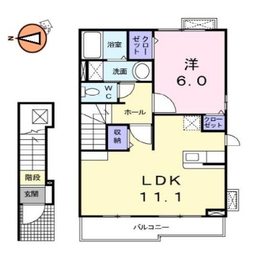 グロリア 206の間取り図