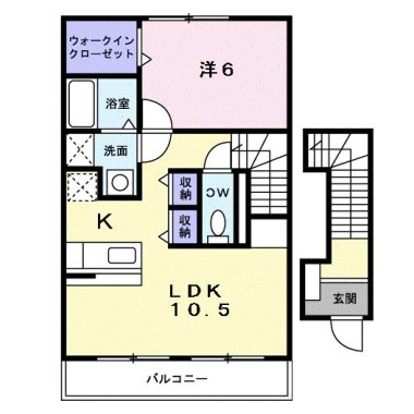 ネムス C 202の間取り図