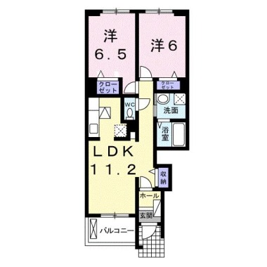 ファイン・ステージ B 103の間取り図