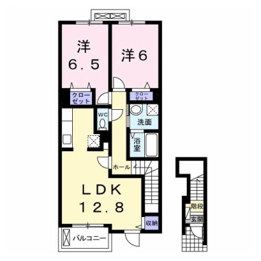 ファイン・ステージ B 203の間取り図