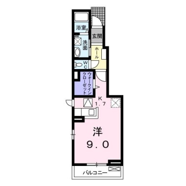 レディエンスC 103の間取り図