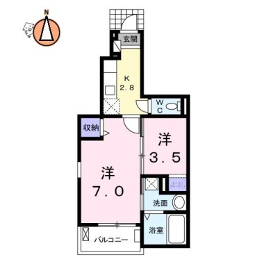 グラン・ソレイユ 104の間取り図