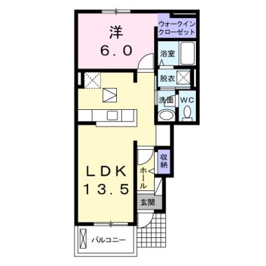 ジュピター 102の間取り図