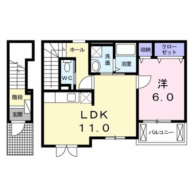 フローレンスN 203の間取り図