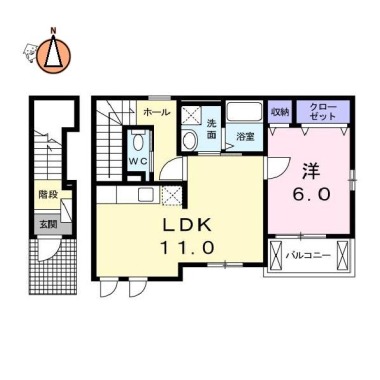 フローレンスN 206の間取り図