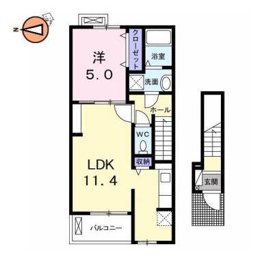 リトル ファイン 202の間取り図