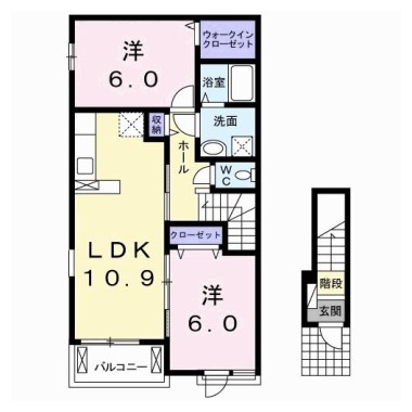 グレイス・レジデンス 201の間取り図