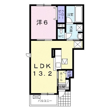 プルミエ II 101の間取り図