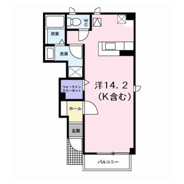 メゾン・コモド B 105の間取り図