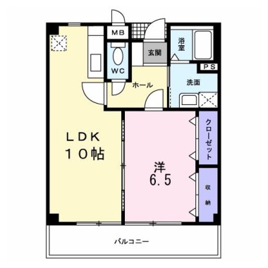 レジデンス・ノンノサン 106の間取り図