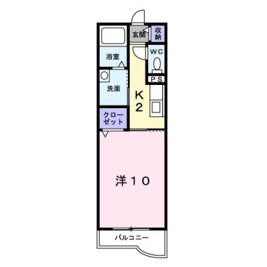 エグゼリオ 102の間取り図