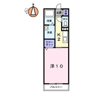 エグゼリオ 106の間取り図